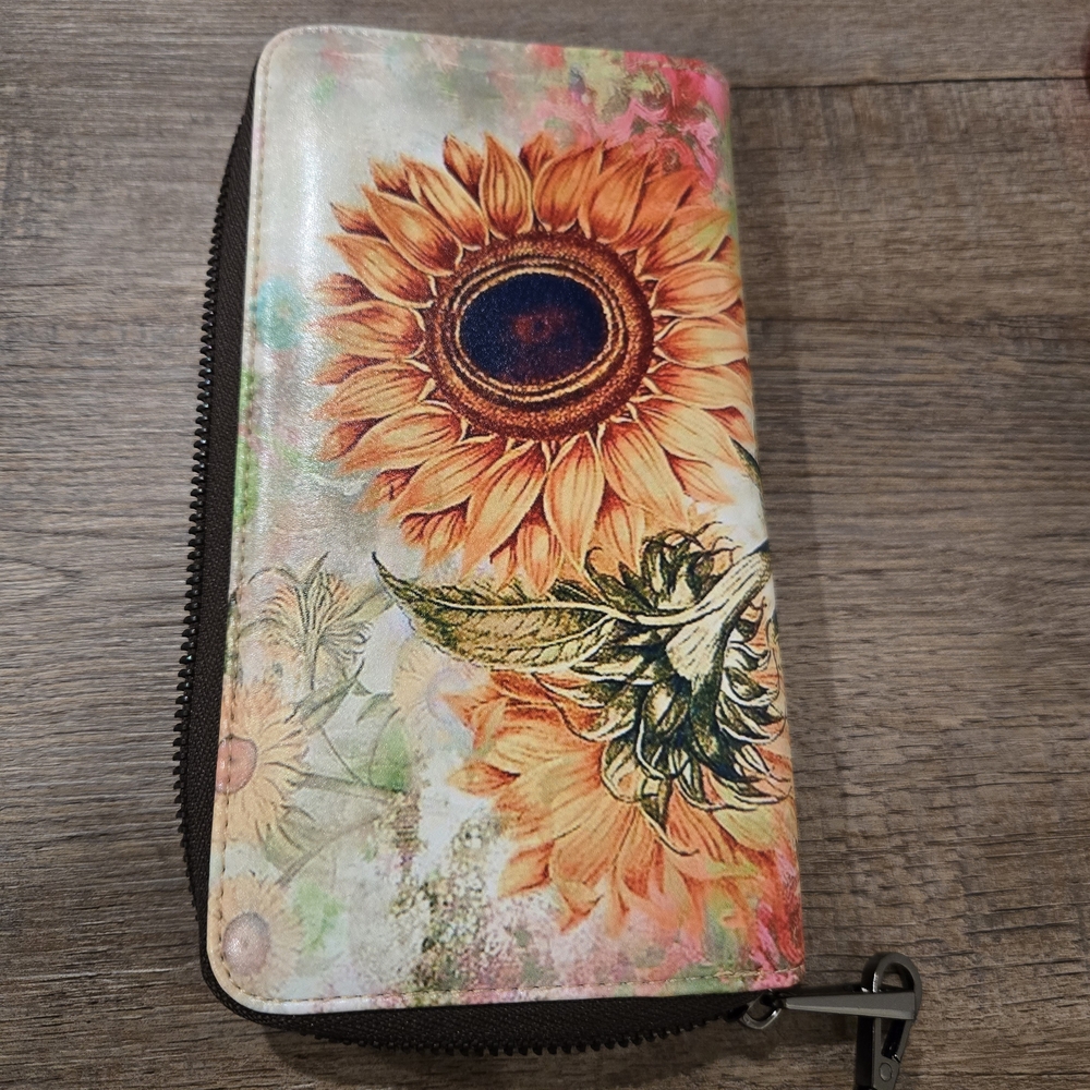 Floral Sunflower Wallet
